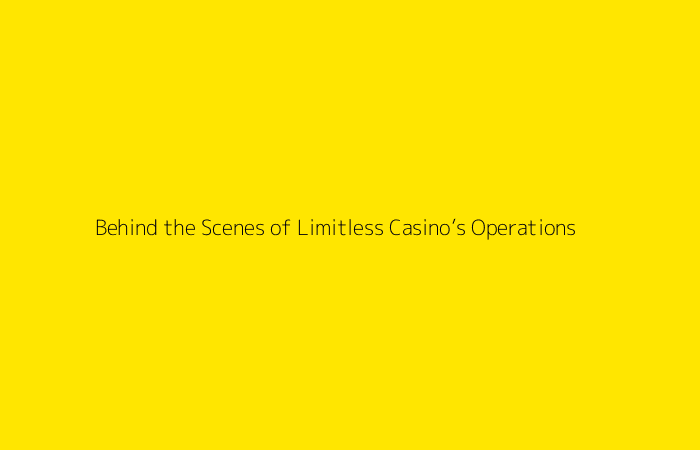 Behind the Scenes of Limitless Casino’s Operations